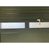 Hőszigetelt aluminium bejárati ajtó, átlátszó tele üveges kivitelben 1000  x 2100 mm